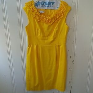 London Times yellow spring/summer dress
